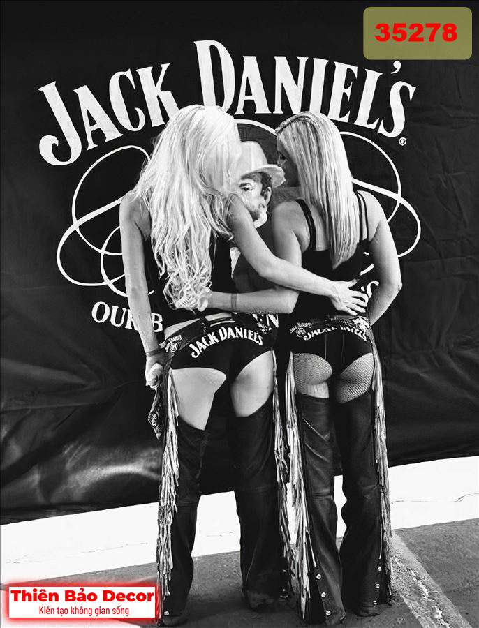 Tranh dán tường Barber shop 1