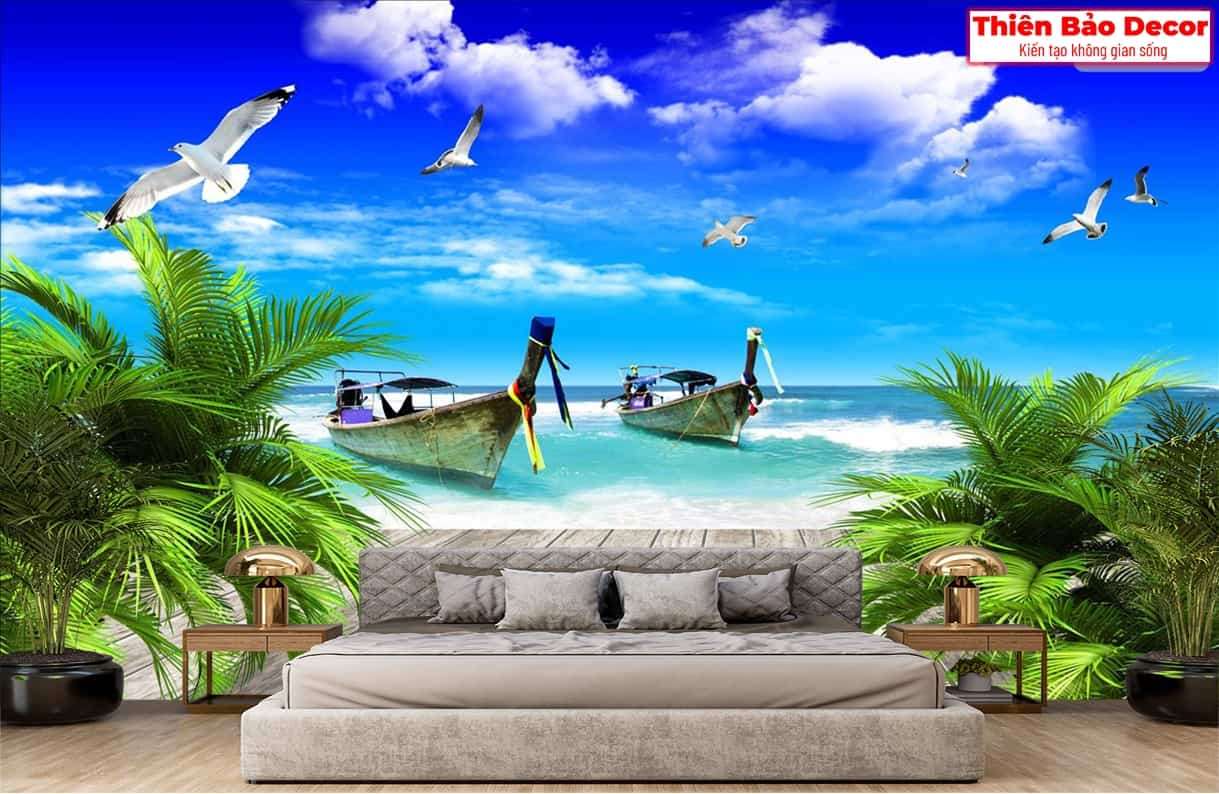 Tranh 3D cảnh biển 01