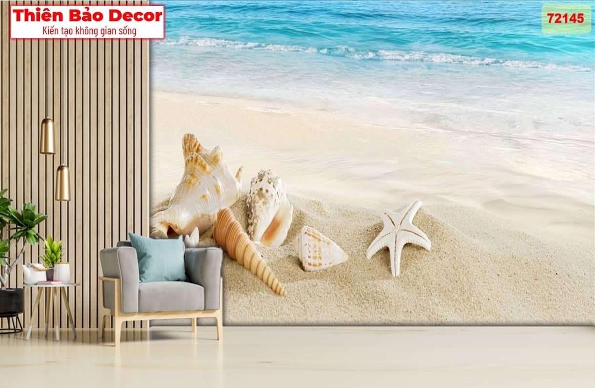 Tranh 3D cảnh biển 01