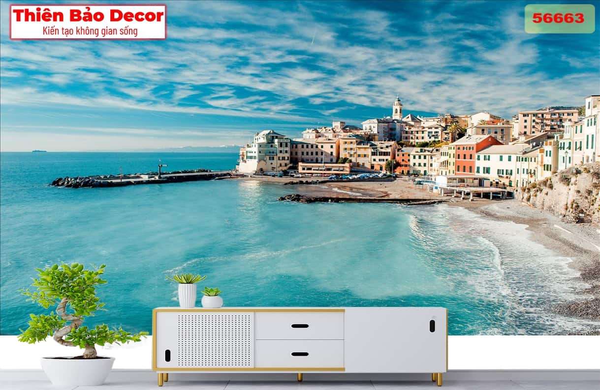 Tranh 3D cảnh biển 01