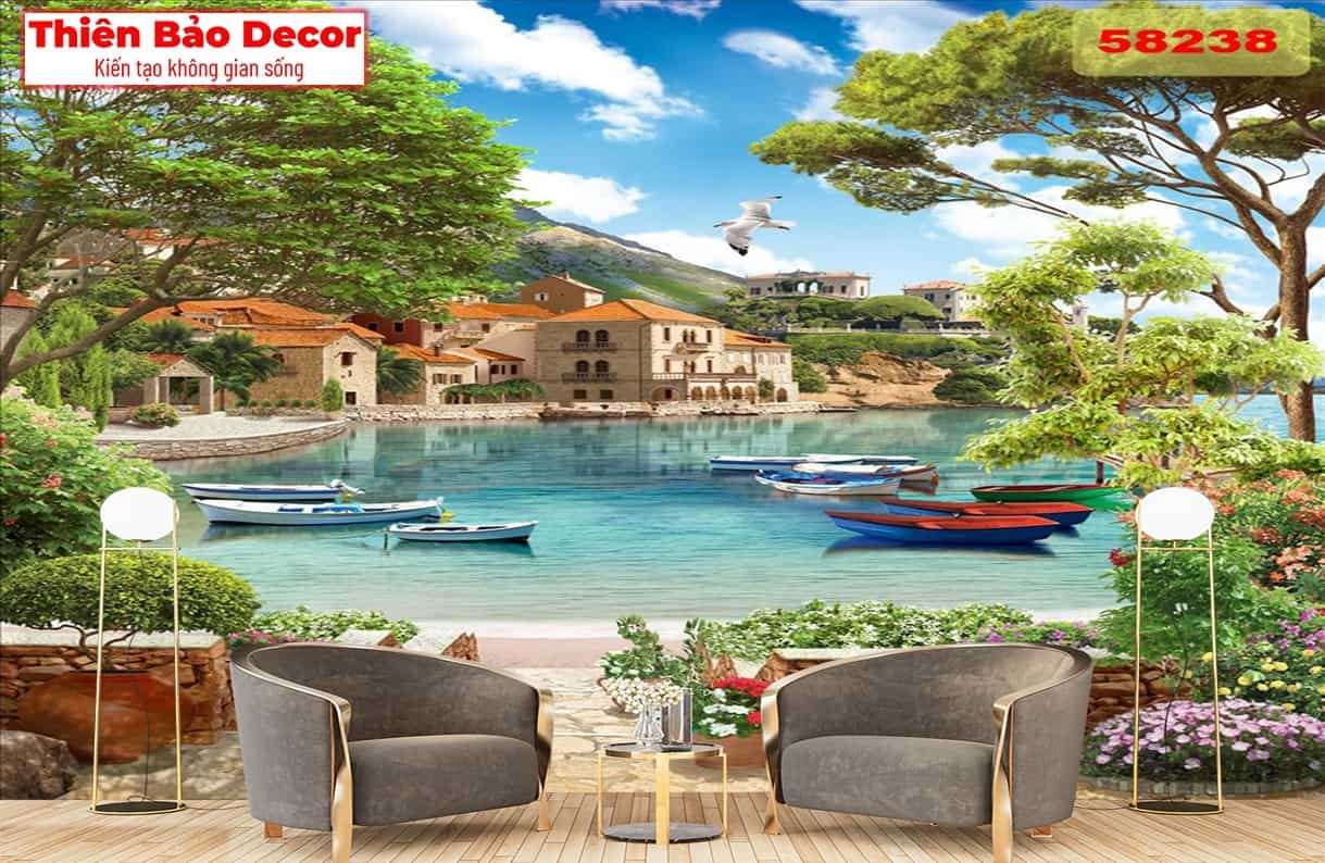 Tranh 3D cảnh biển 01