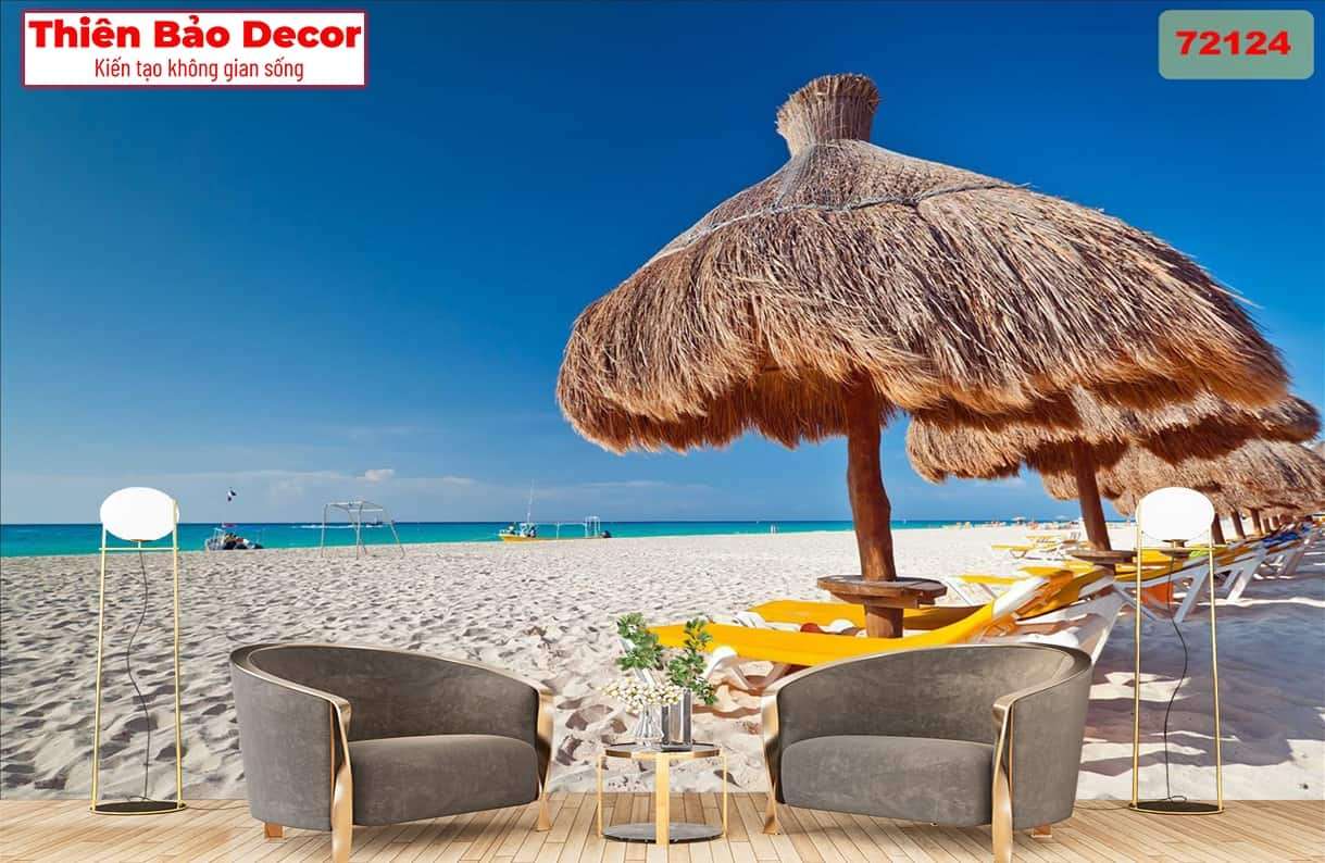 Tranh 3D cảnh biển 01