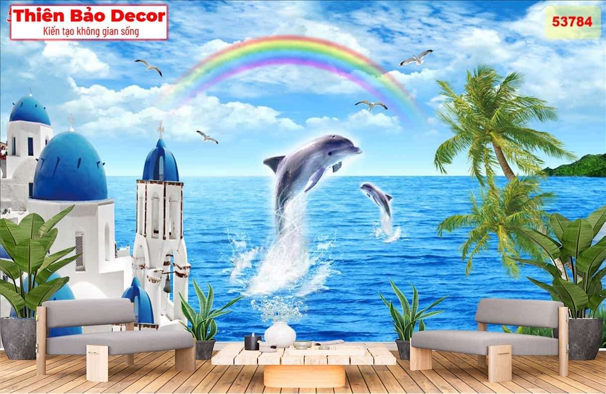 Tranh 3D cảnh biển 01