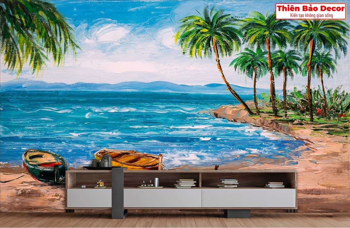 Tranh 3D cảnh biển 01
