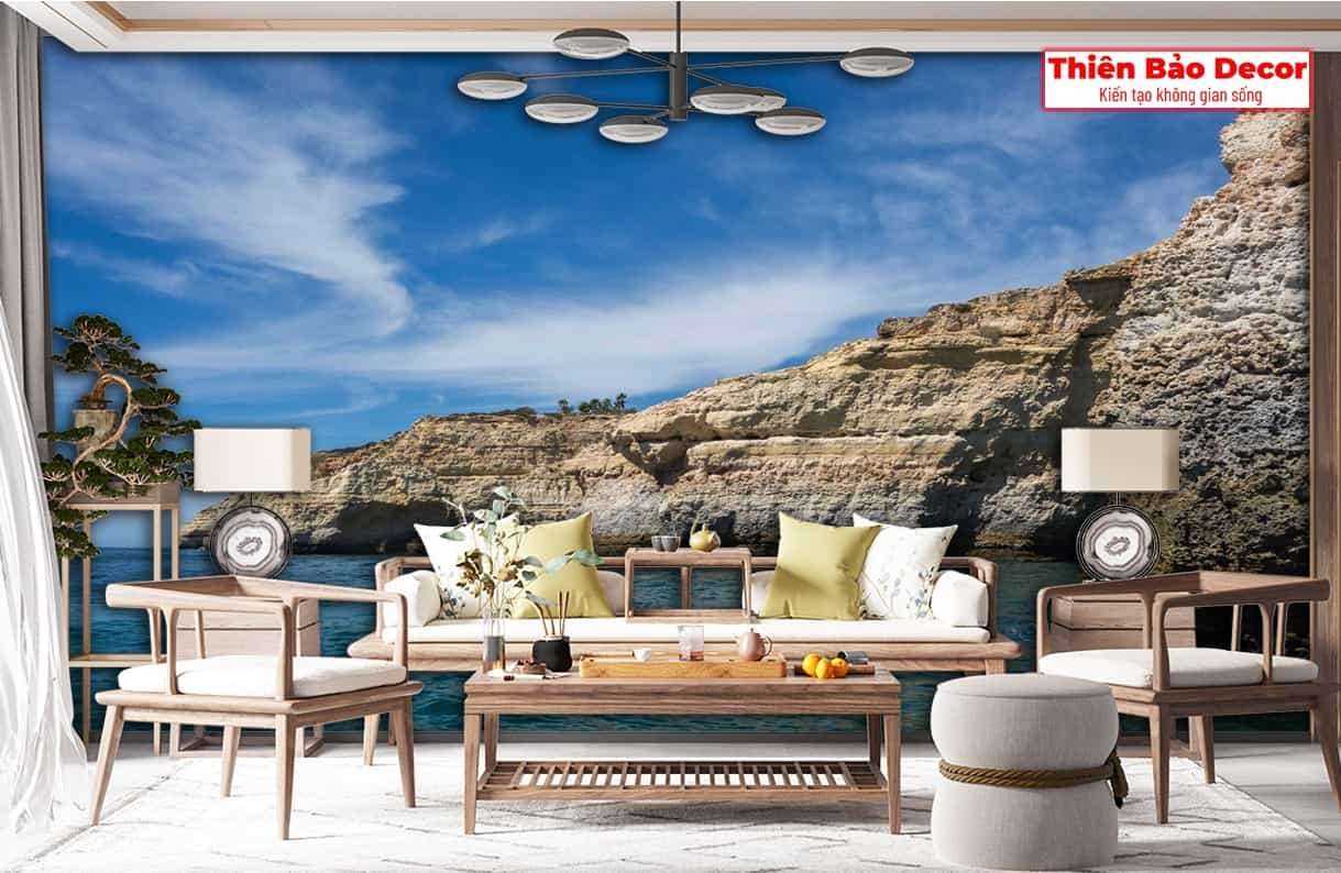 Tranh 3D cảnh biển 01