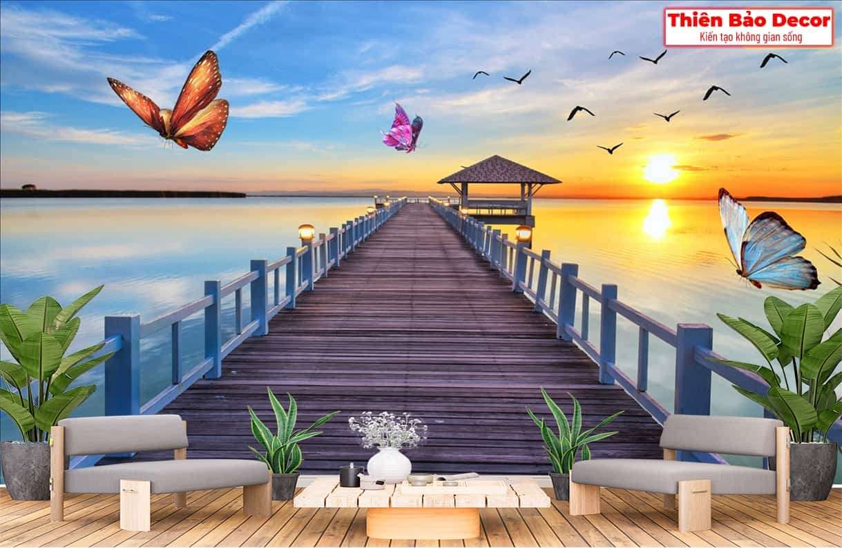 Tranh 3D cảnh biển 01