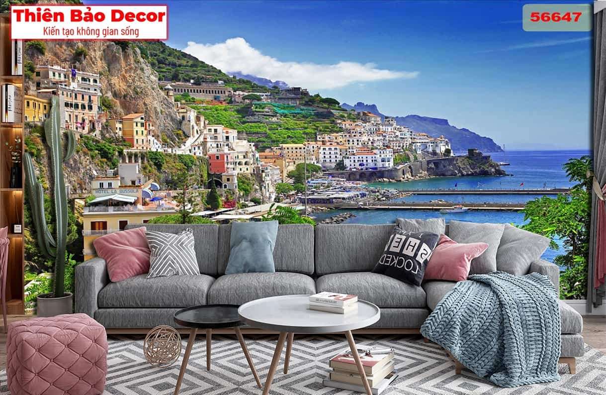 Tranh 3D cảnh biển 01