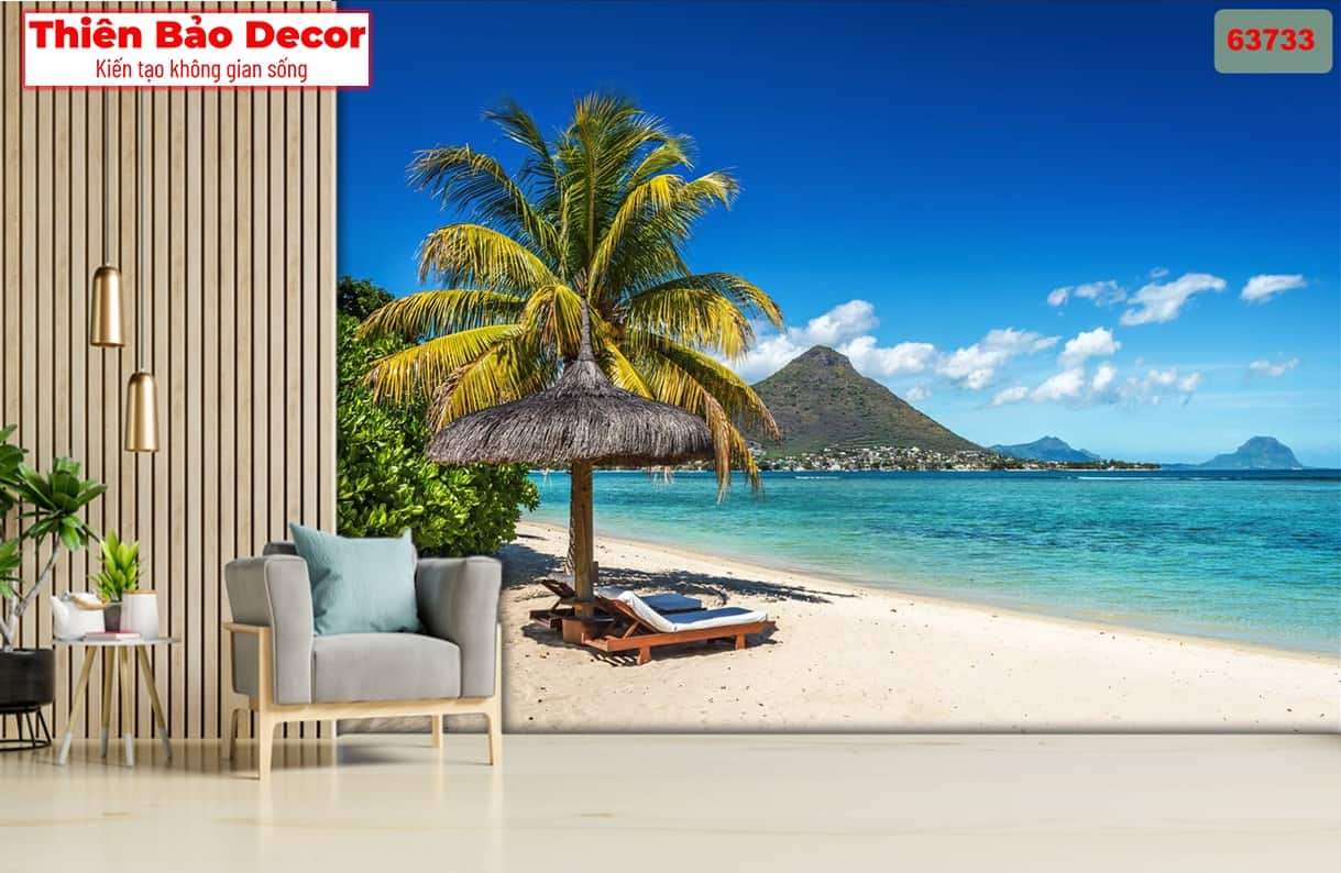 Tranh 3D cảnh biển 01