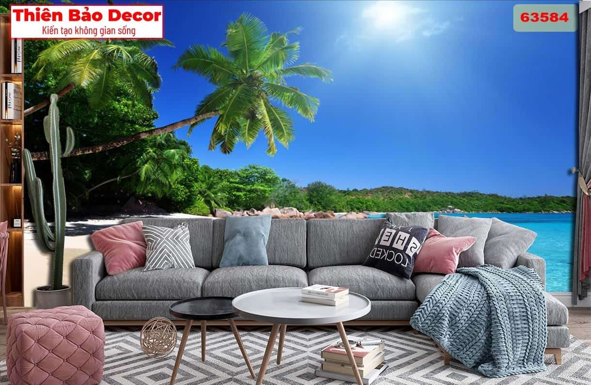 Tranh 3D cảnh biển 01