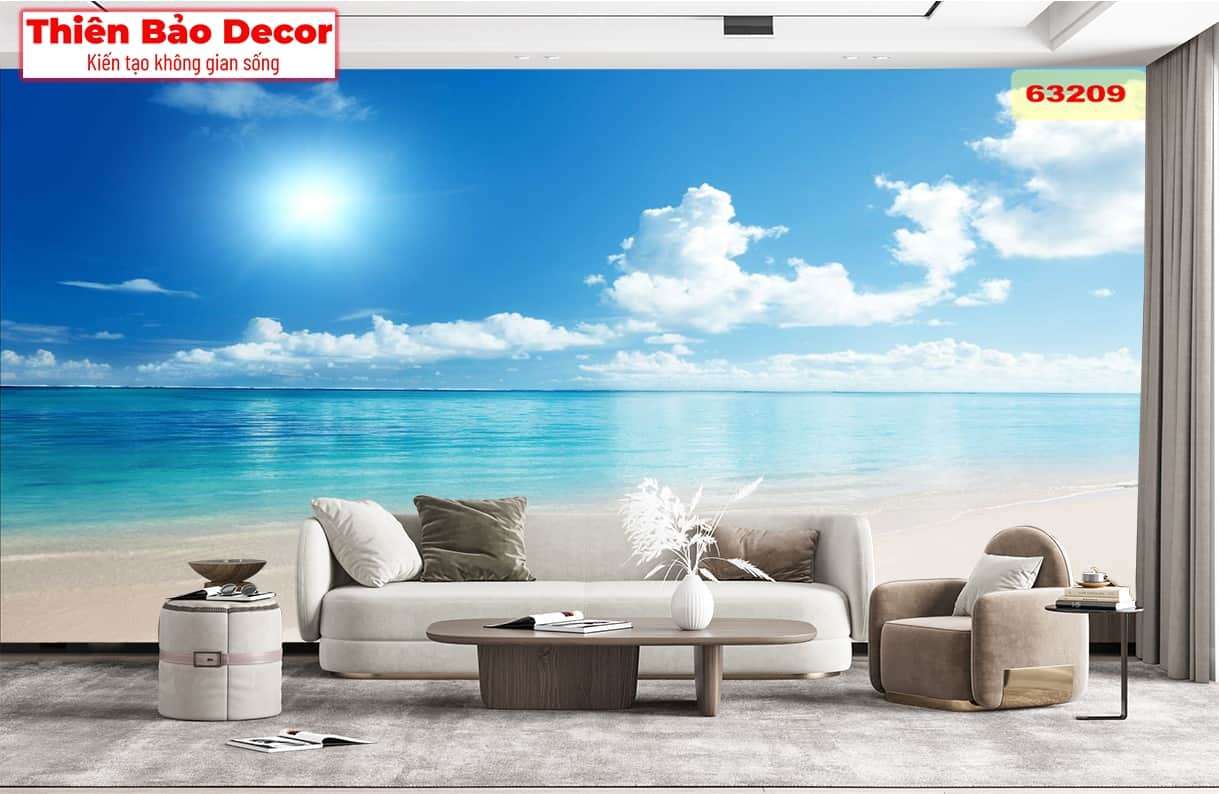 Tranh 3D cảnh biển 01