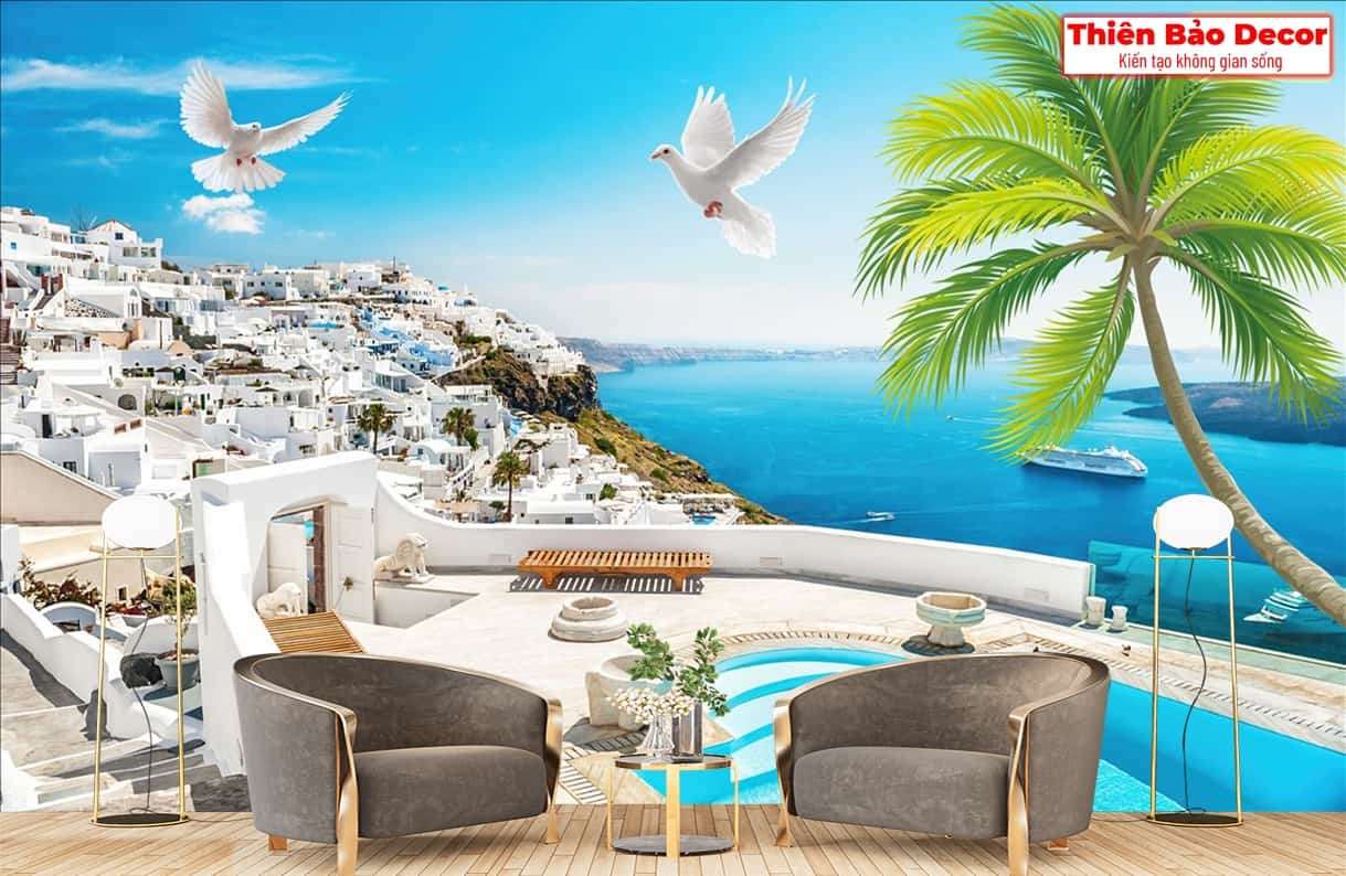 Tranh 3D cảnh biển 01