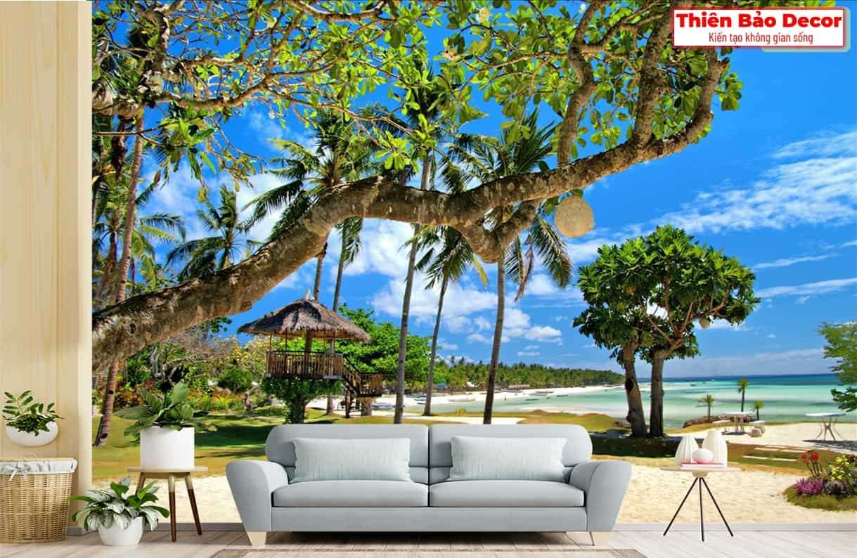 Tranh 3D cảnh biển 01