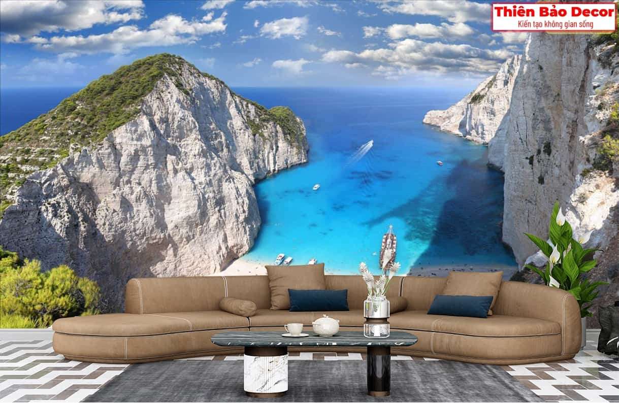 Tranh 3D cảnh biển 01