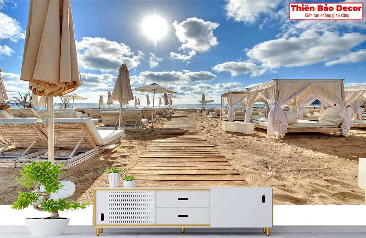Tranh 3D cảnh biển 01