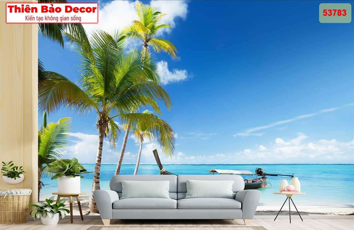 Tranh 3D cảnh biển 01