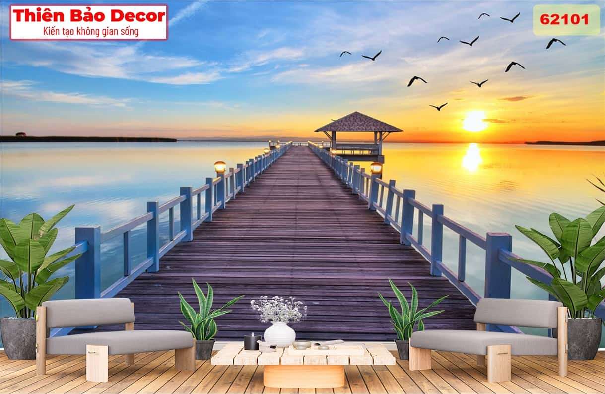 Tranh 3D cảnh biển 01