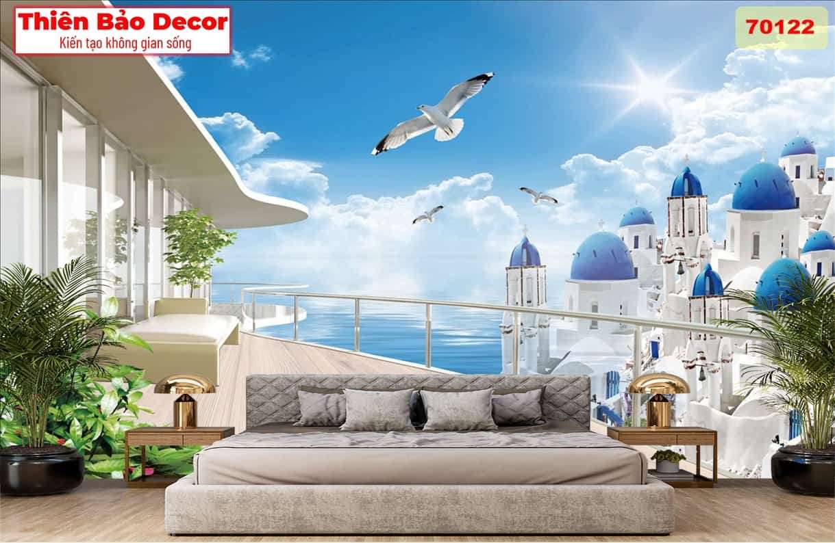 Tranh 3D cảnh biển 01