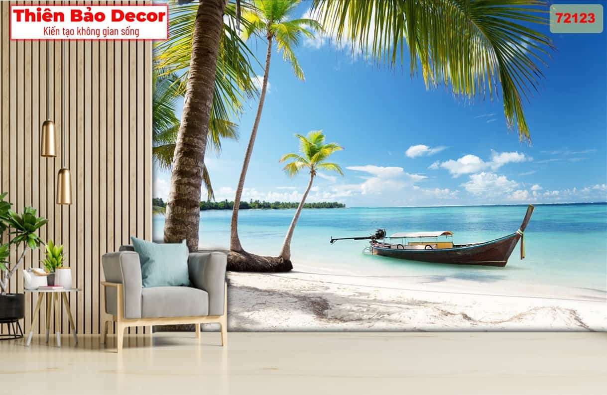 Tranh 3D cảnh biển 01