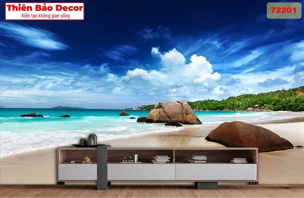 Tranh 3D cảnh biển 01