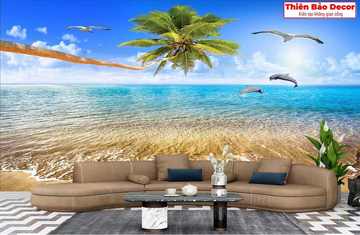 Tranh 3D cảnh biển 01