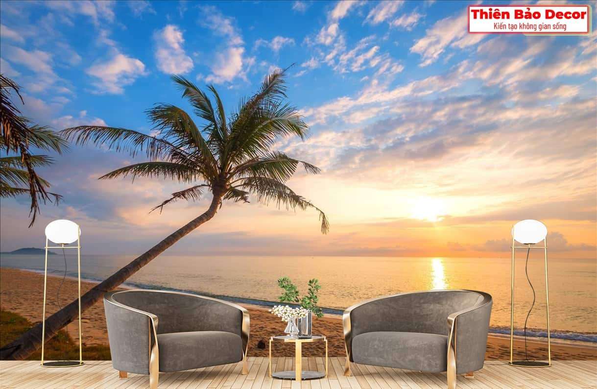 Tranh 3D cảnh biển 01