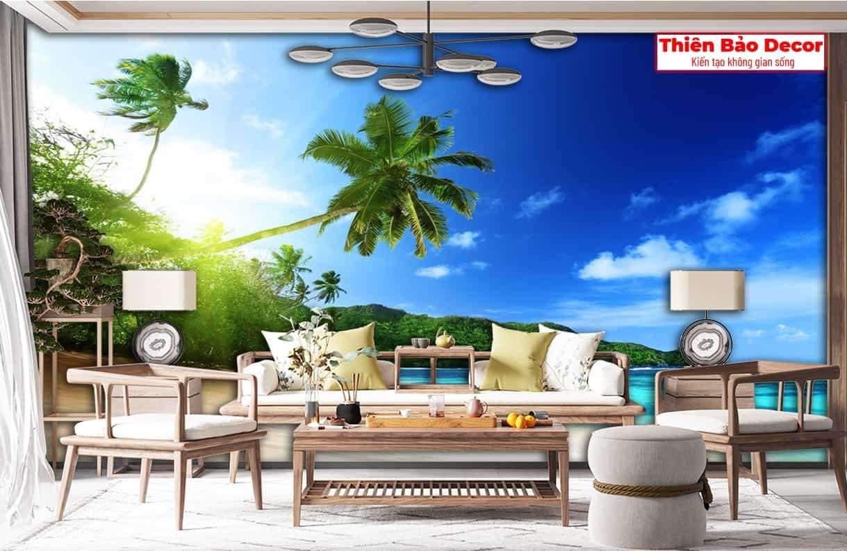 Tranh 3D cảnh biển 01