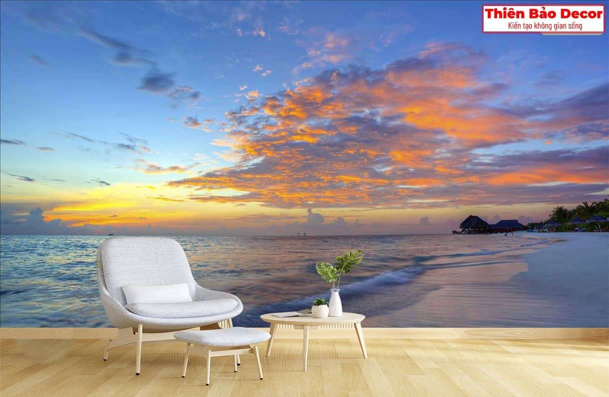 Tranh 3D cảnh biển 01