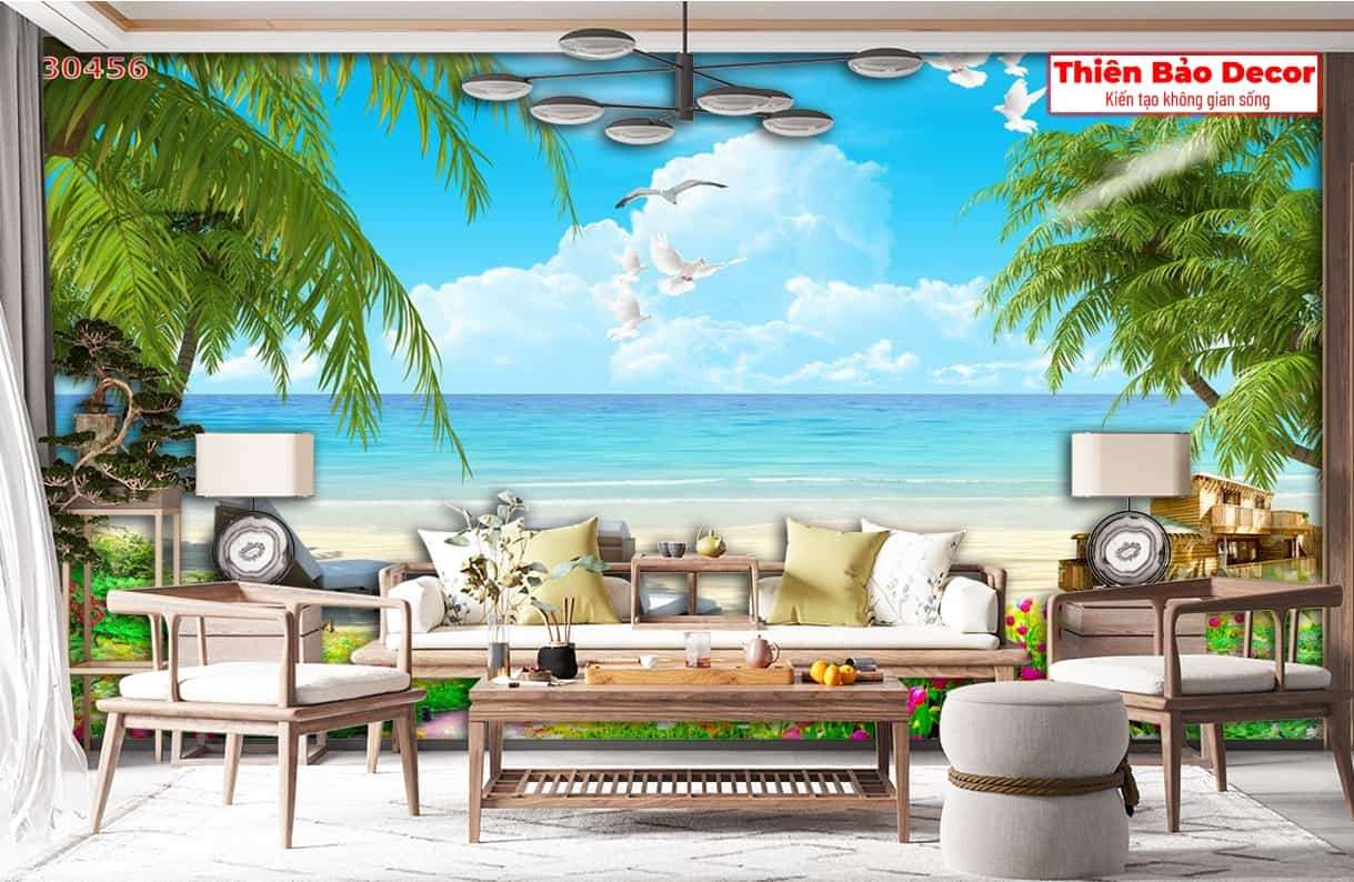 Tranh 3D cảnh biển 01