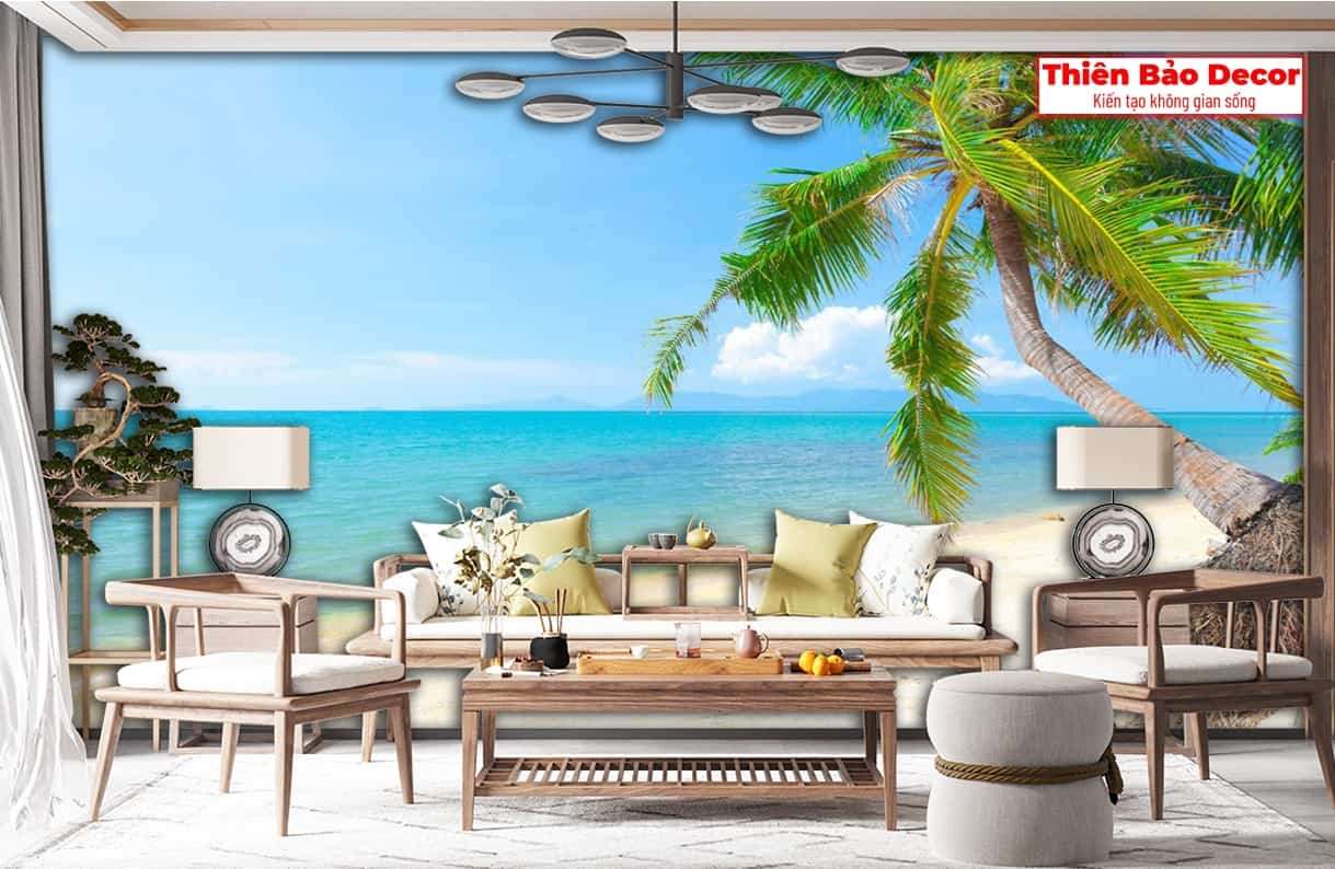 Tranh 3D cảnh biển 01