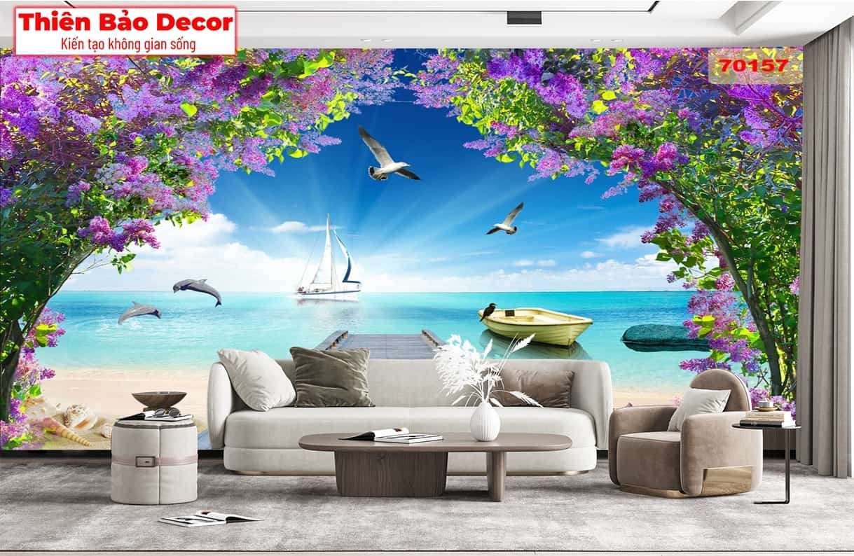 Tranh 3D cảnh biển 01