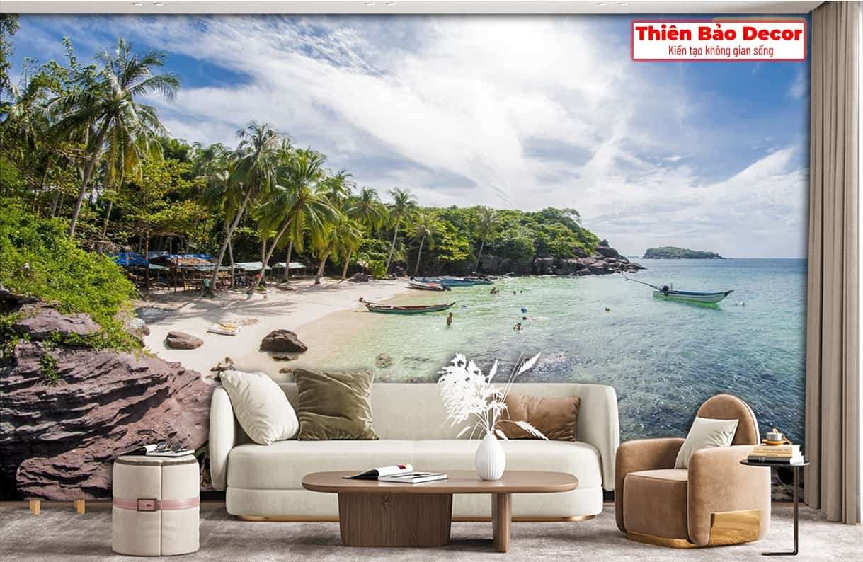 Tranh 3D cảnh biển 01