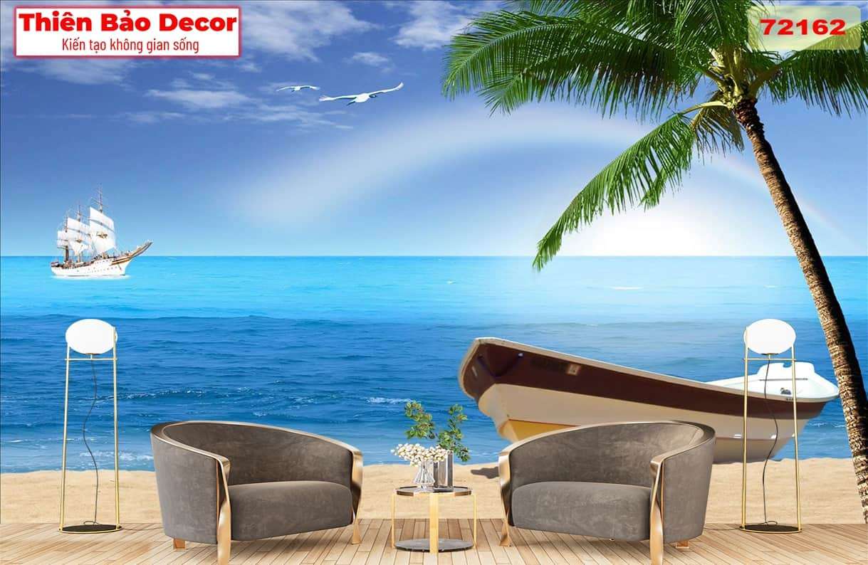 Tranh 3D cảnh biển 01
