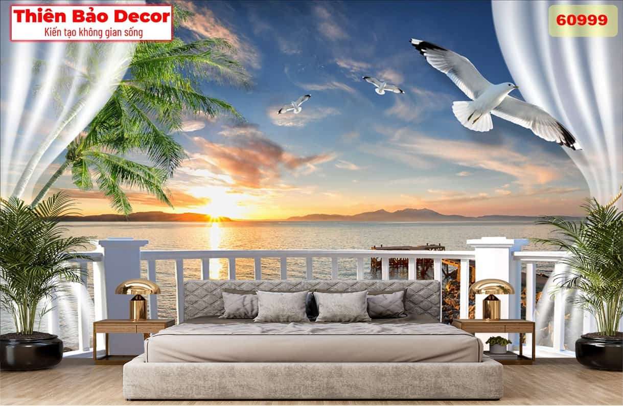 Tranh 3D cảnh biển 01