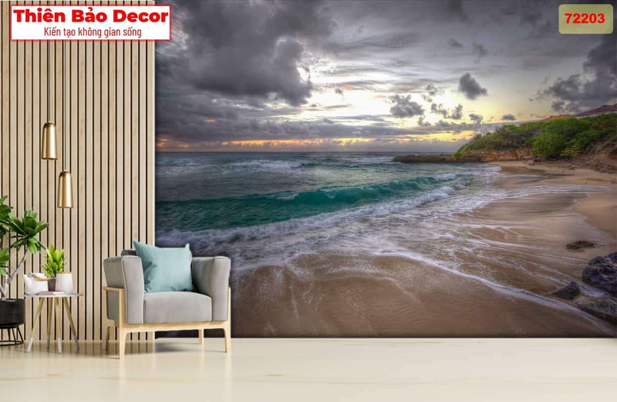 Tranh 3D cảnh biển 01