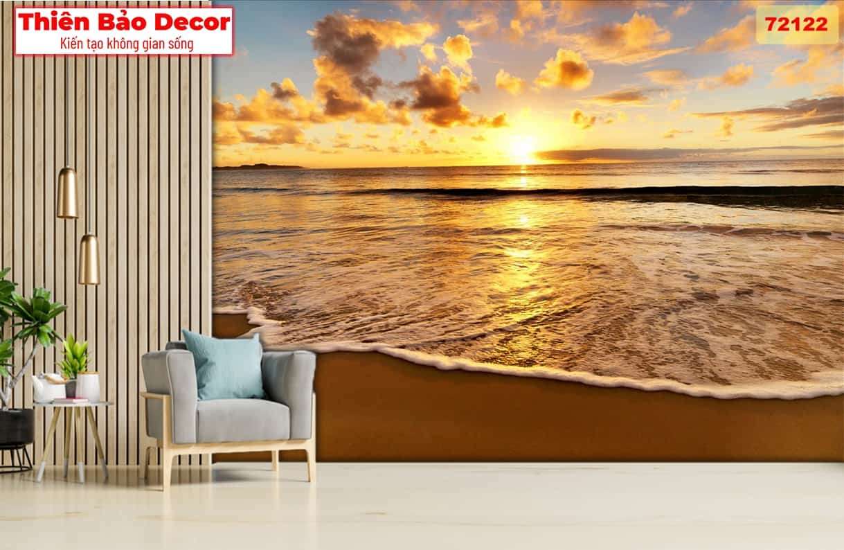 Tranh 3D cảnh biển 01