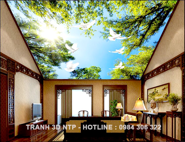 trần xuyên sáng 3D
