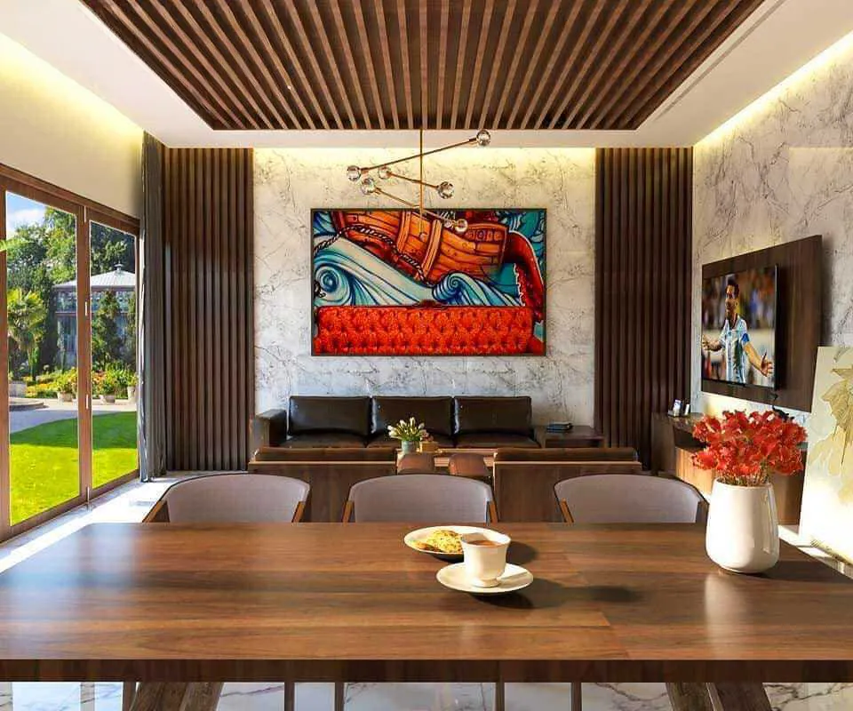 Mẫu vách lam sóng pvc nano đẹp mới nhất