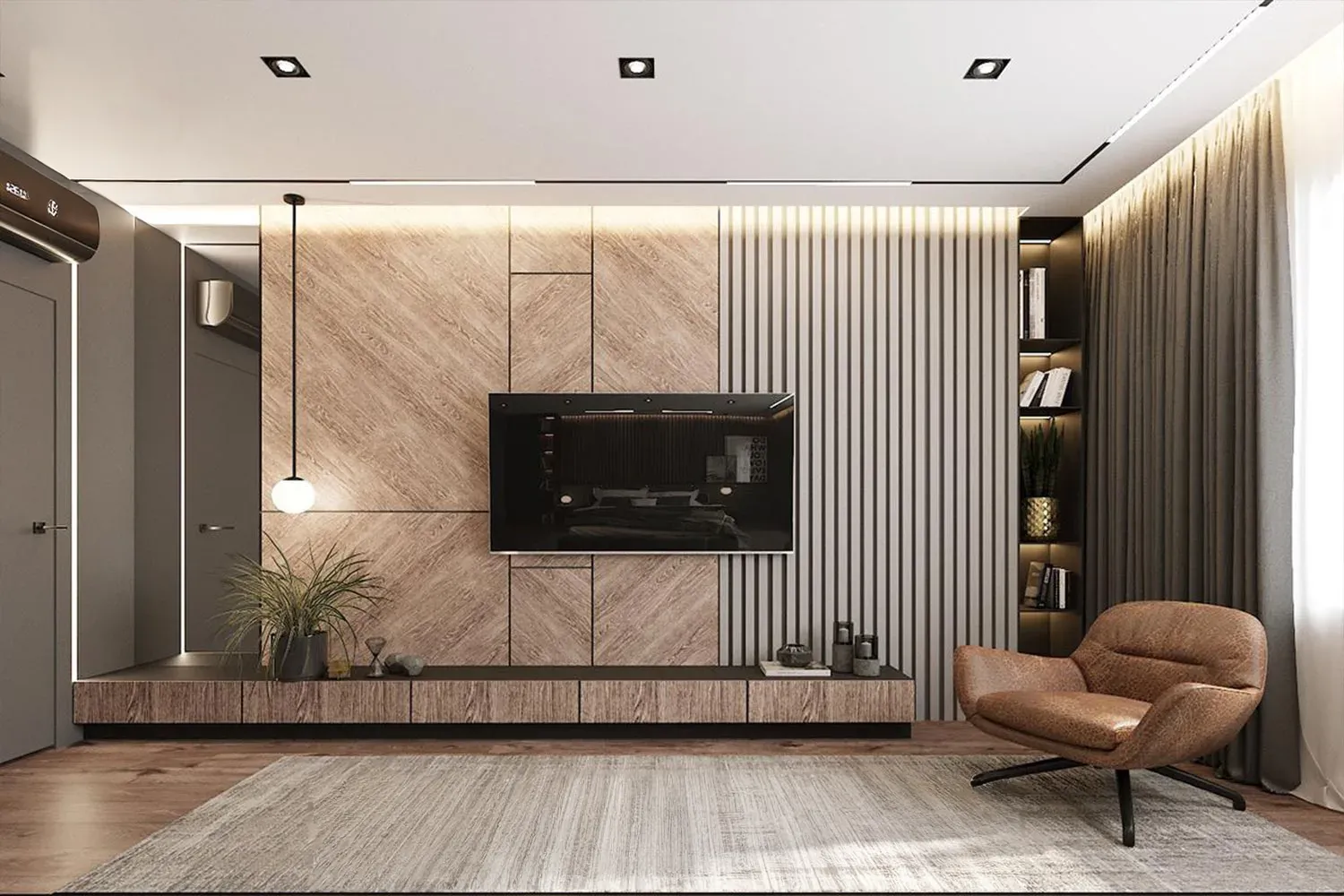 Mẫu vách lam sóng pvc nano đẹp mới nhất