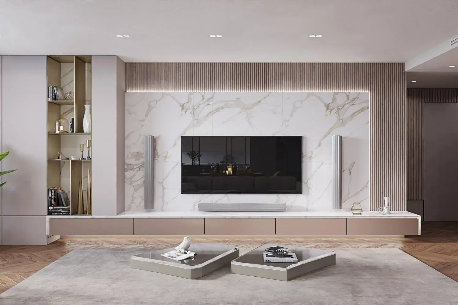 Mẫu vách lam sóng pvc nano đẹp mới nhất