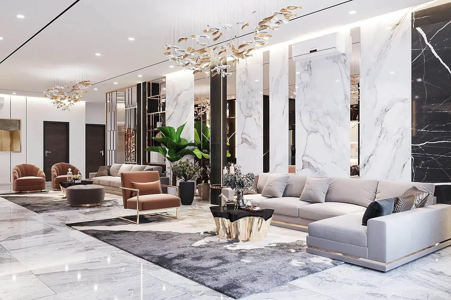 Mẫu vách lam sóng pvc nano đẹp mới nhất