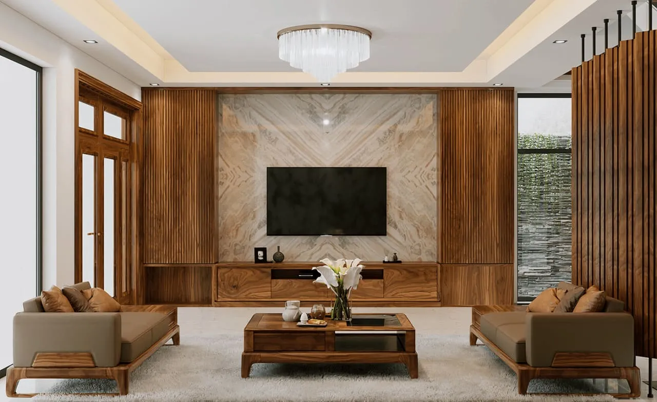 Mẫu vách lam sóng pvc nano đẹp mới nhất