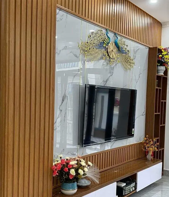 Mẫu vách lam sóng pvc nano đẹp mới nhất