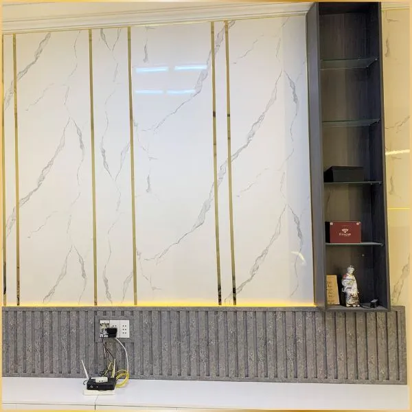 Mẫu vách lam sóng pvc nano đẹp mới nhất