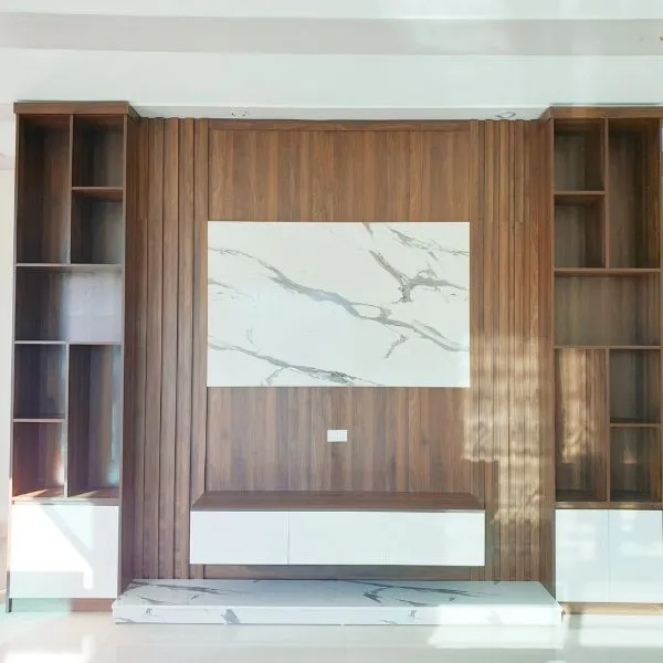 Mẫu vách lam sóng pvc nano đẹp mới nhất