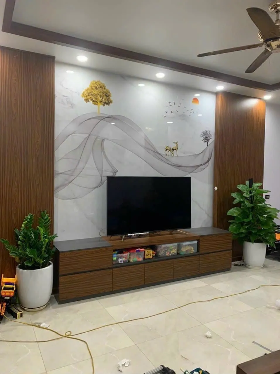 Mẫu vách lam sóng pvc nano đẹp mới nhất