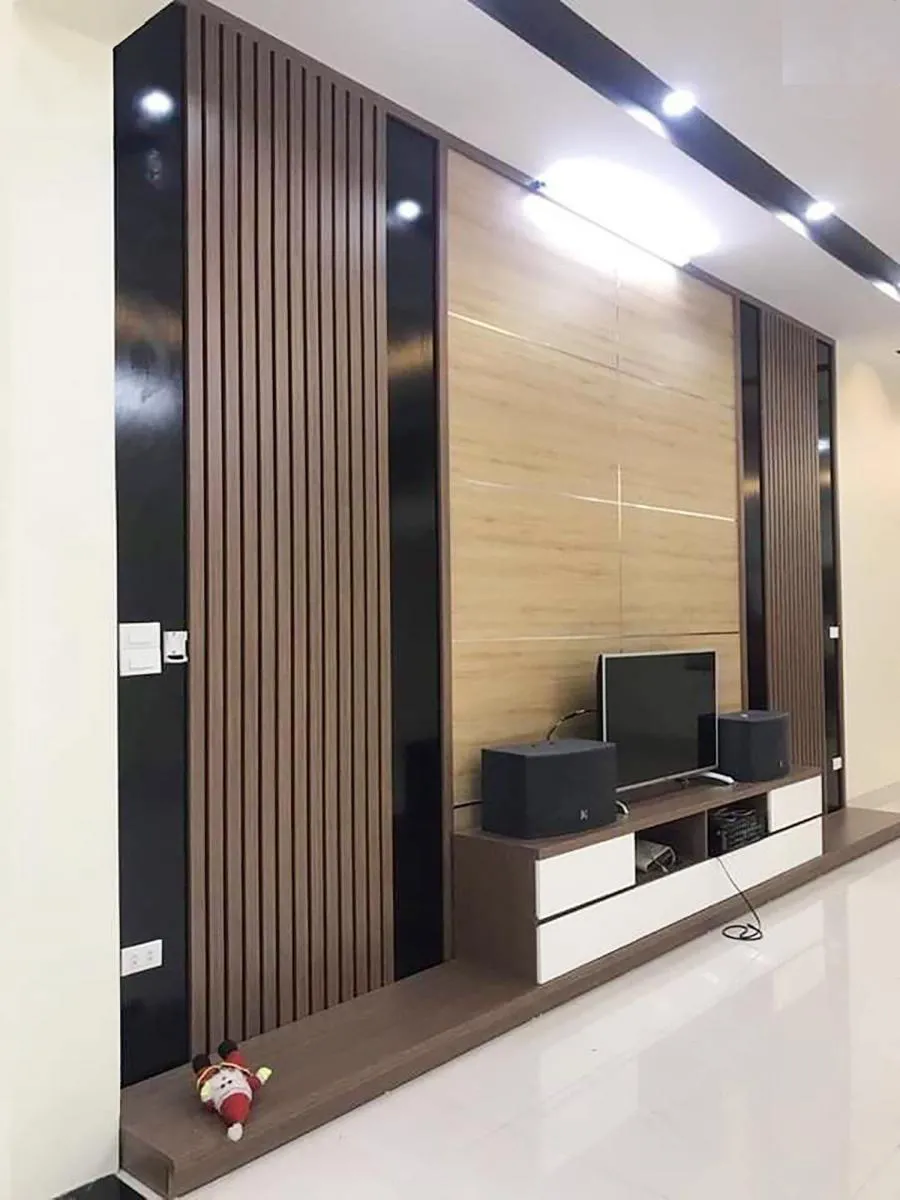Mẫu vách lam sóng pvc nano đẹp mới nhất