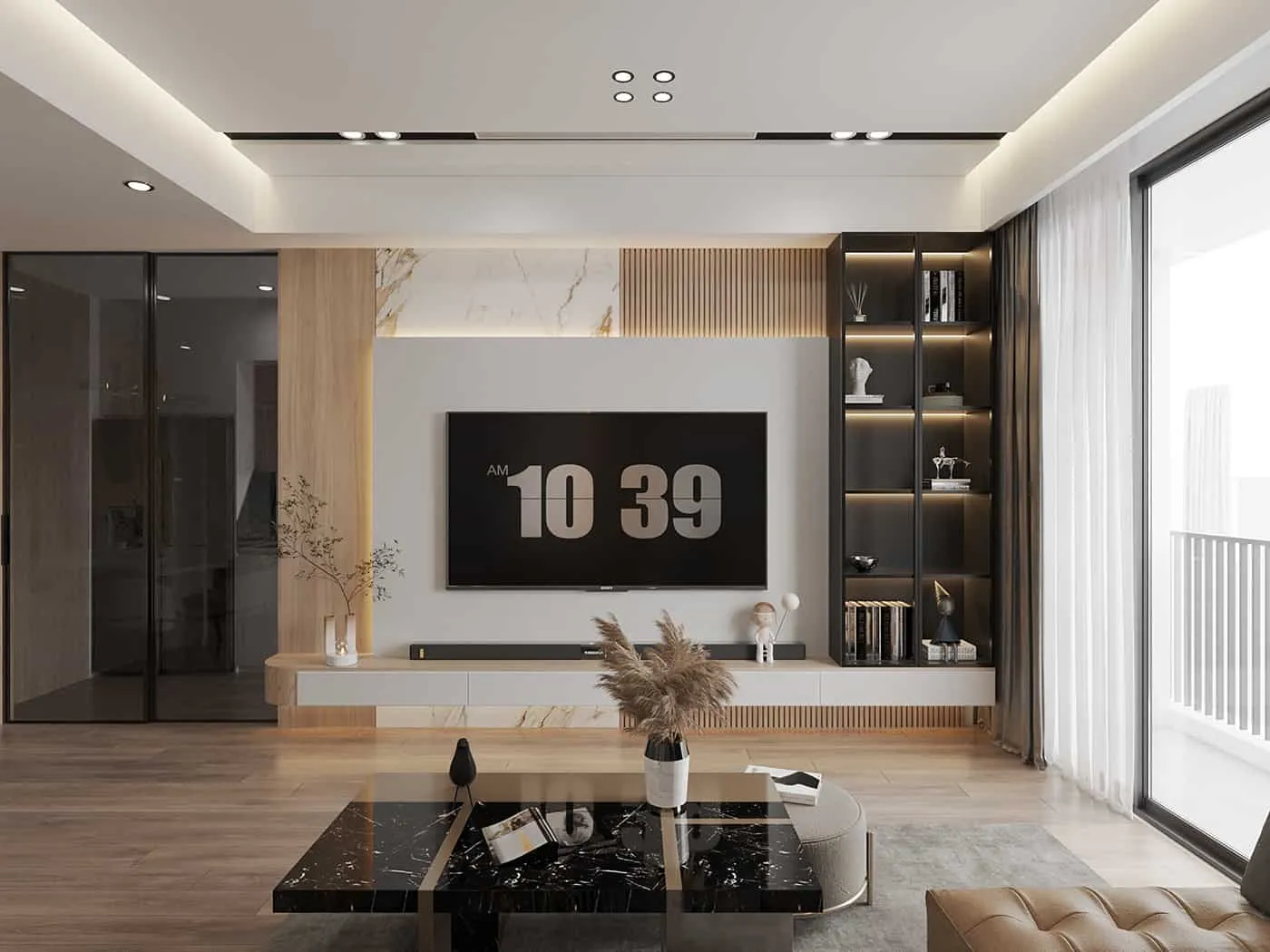 Mẫu vách lam sóng pvc nano đẹp mới nhất