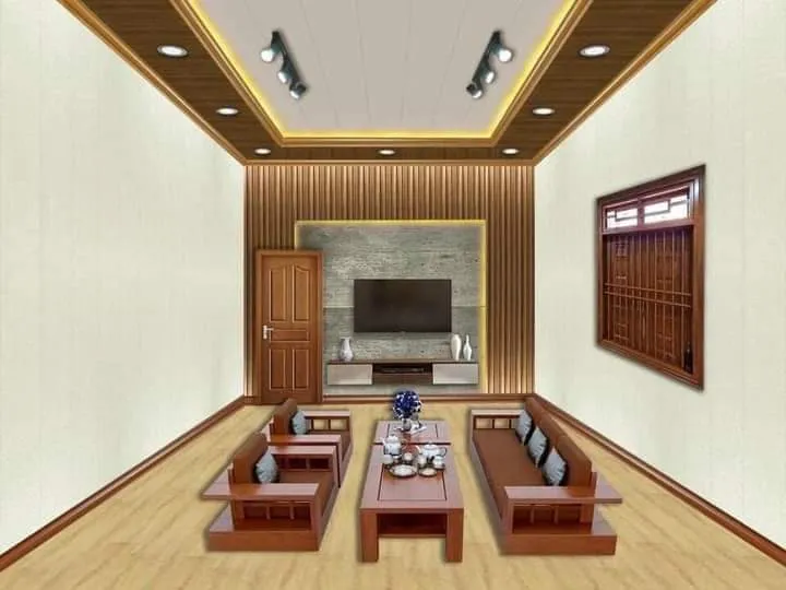 Mẫu vách lam sóng pvc nano đẹp mới nhất