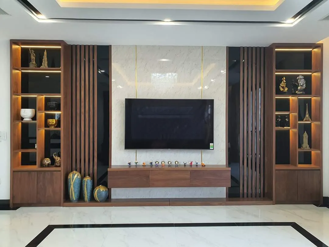 Mẫu vách lam sóng pvc nano đẹp mới nhất