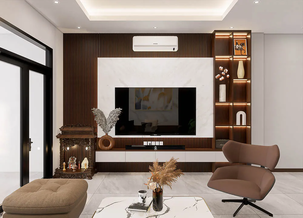 Mẫu vách lam sóng pvc nano đẹp mới nhất